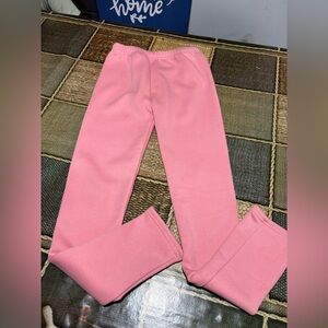 Cozy Pink Kids Leggings